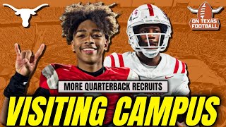 MORE Quarterback Recruits Visiting Campus  Texas Longhorns Football  Recruiting Breakdown [upl. by Ludlew328]