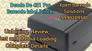 Dcode Dc 421 Pro 203 Dpi High Quality Barcode Label Printer barcodeprinter tsc dcode postek [upl. by Gustafson]