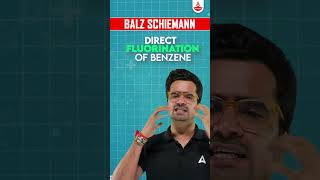 ALL ABOUT BALZ SCHIEMANN REACTION diazoniumsalt diazotisation neet2025 fluorobenzene shortsfeed [upl. by Aniv]