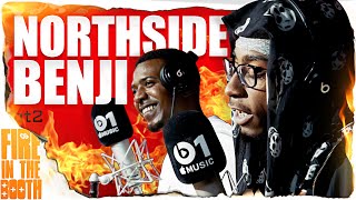 NorthSideBenji  Fire In The Booth pt2 [upl. by Benkley]