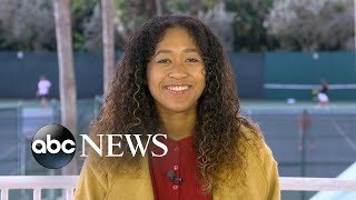 Naomi Osaka talks about her big win at the Australian Open [upl. by Ynattyrb]