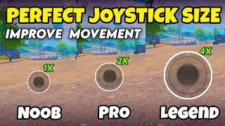 BEST JOYSTICK SIZE ☑️ amp BEST PLACEMENT FOR BGMI  PUBG MOBILE 🔥 [upl. by Anawek]