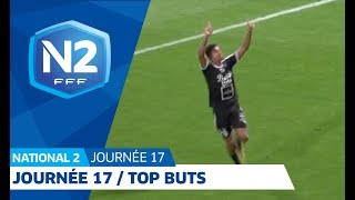 National 2  Le top buts de la 17e journée I FFF 20182019 [upl. by Yddor]