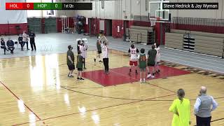 Holliston Unified Basketball v Hopkinton  33121 [upl. by Notslah363]