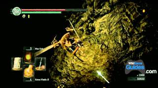 Dark Souls Walkthrough  Tomb of the Giants Navigating and to the First Bonfire Part 071 [upl. by Elvina347]