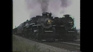 NKP 765 amp Pere Marquette 1225 Rare Footage [upl. by Alemak]