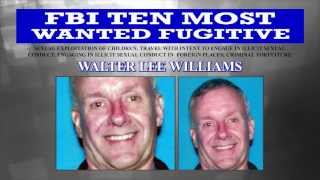 CAPTURED Walter Lee Williams on FBI Ten Most Wanted Fugitives List [upl. by Corbett]