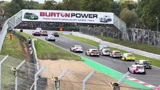 BTCC 2024 Brands Hatch Race 1 opening lap btcc brandshatch [upl. by Breger748]