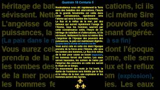 Short  quatrain 18  Centurie 5 de  Nostradamus [upl. by Kaela33]