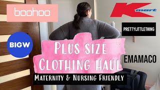 Plus Size Maternity Try On Haul [upl. by Johnnie]