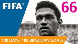 100 Great Brazilian Goals 66 Garrincha England 1966 [upl. by Menell]