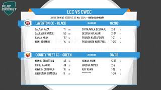 Melbourne cricket Association – West – Div C – T35  Laverton CC  Black v County West CC  Green [upl. by Melany447]