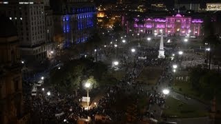 Argentines hold protest against corruption [upl. by Saul73]