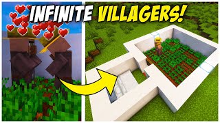 Simple Villager Breeder Tutorial  Minecraft Java 1206 [upl. by Dutch]