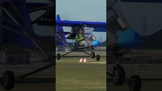 Aerolite 103 landing at Frankfurt [upl. by Nwahsirhc]