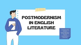 Postmodernism in English Literature [upl. by Heringer]