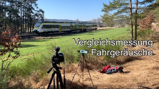 Akku und Dieseltriebwagen Vergleich der Fahrgeräusche [upl. by Auliffe162]