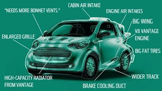 Aston martin cygnet v8 ultimate speed best price comfortable [upl. by Enoed772]