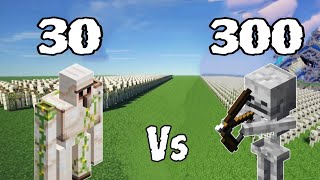 فلم ماين كرافتهجوم الأيرون غولم ضد اسكلتونالنتيجة حاسمةMinecraft irongolem vs eskeletonماينكرافت [upl. by Bonne]