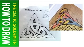 How to Draw Celtic Knots 3  Durham Triskele [upl. by Nyltiak]