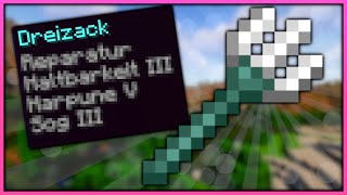 Die BESTE Verzauberung für deinen Dreizack in Minecraft 121 [upl. by Haonam]