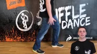 SHUFFLE DANCE Running Man Tutorial Deutsch [upl. by Ailemac452]