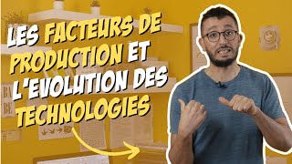 Les facteurs de production et lévolution des technologies  Économie STMG 1ère  chapitre 4 [upl. by Morie]