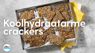 Koolhydraatarme crackers  Recept  Allerhande [upl. by Natka]