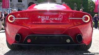 New Alfa Romeo Disco Volante AMAZING V8 Sound [upl. by Tolley]