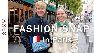 【ファッションスナップinパリ🇫🇷】シャネルで働く親子のコーデは？秋から冬のパリジェンヌファッション  Street style in Paris [upl. by Adnical]