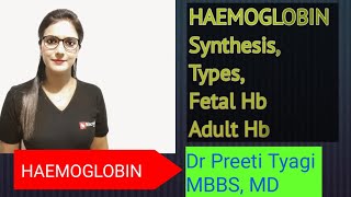 HEMOGLOBIN Structure Formation Types Carbaminohemoglobin Carboxyhemoglobin [upl. by Adihsaar53]