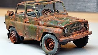 Restoration Abandoned UAZ 469  Full Restoring and repair uaz 469 cars [upl. by Matless]