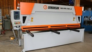 Cisaille ERMAKSAN HVR CNC 3100 X 6mm [upl. by Fitzger]