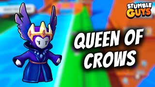 New QUEEN OF CROWS Skin gameplay in Stumble guys [upl. by Artapoelc890]