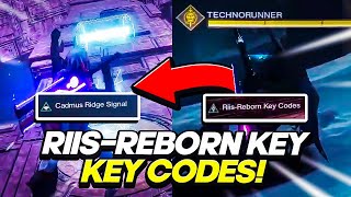 Destiny 2 All Asterion Abyss Signal Buff Locations Guide  Tutorial  RiisReborn Key Codes Puzzle [upl. by Ladew]