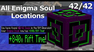 All 4242 Enigma Soul Locations in the Rift Update in Hypixel Skyblock [upl. by Benedick974]