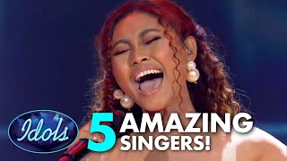 5 AMAZING Female Singers On Indonesia Ido 2019  WOW  Idols Global [upl. by Cozmo642]