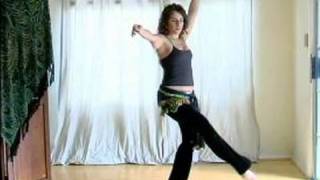 Belly Dancing Moves For Beginners  Hip Drop Kick Steps in Belly Dancing [upl. by Eslek49]