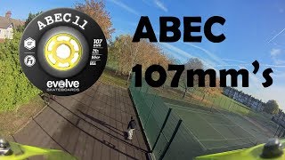 ABEC 107 EVOLVE REVIEW vs DRONE RACE [upl. by Attenborough]