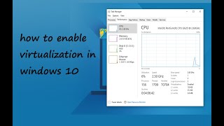 how to enable virtualization in windows 10 [upl. by Sears648]