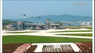 North Korean Air Show at Kalma Airport in Wonsan [upl. by Anewor735]