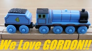 Thomas amp Friends Introducing Talking Gordon Wooden Railway [upl. by Mathe]