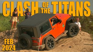 CLASH of the TITANS 4X4  FEB 2024  Ou Trekpad [upl. by Esimorp]