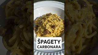 Extra krémové špagety carbonara Ty musíte vyzkoušet Recept na Rohlikcz 😉 carbonara pasta food [upl. by Memory]