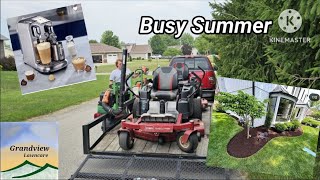 Day in the life of lawn care  2000 In one day [upl. by Iphagenia]