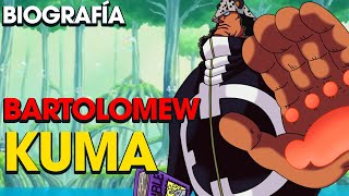 ONE PIECE Biografía del Tirano BARTHOLOMEW KUMA [upl. by Ecirtnom]