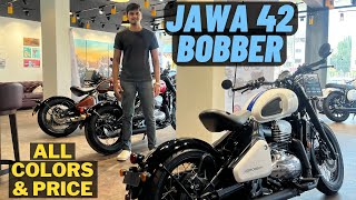 2022 Jawa 42 Bobber all colors amp price  Starts at 207 Lakhs [upl. by Burman]