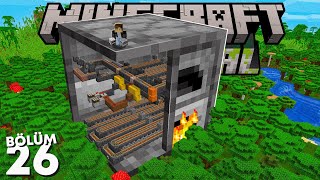 Yaptığım En İyi ve En Akıllı FIRIN Sistemi  Minecraft Survival 26 [upl. by Ramiah541]