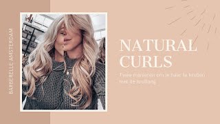 HOW TO Natuurlijke krullen met de krultang KRULTANG KRULLEN MAXPRO CURLINGWAND WAVES [upl. by Snoddy]