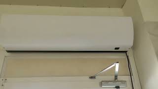 Air curtain installation kese kre air curtain m door sensor kese lgaya jata h [upl. by Ennailuj578]